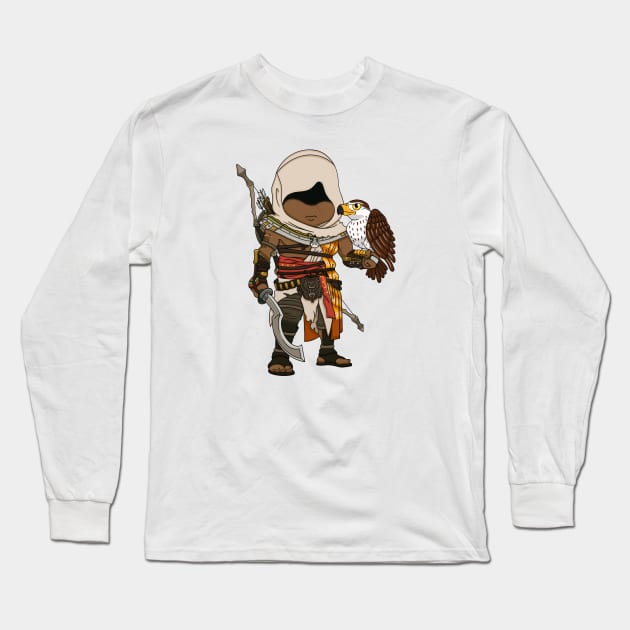 Egyptian Assassin Long Sleeve T-Shirt by sushikittehh